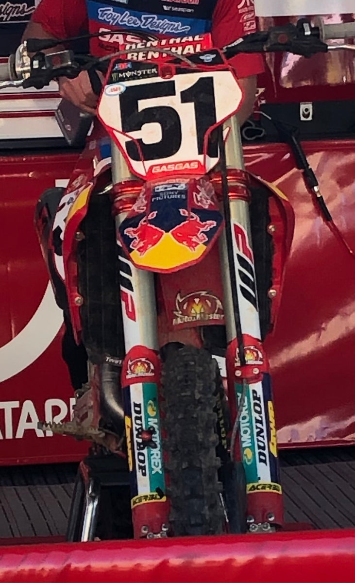Justin Barcia #51 GasGas Replica Front Number Plate – Pro Number