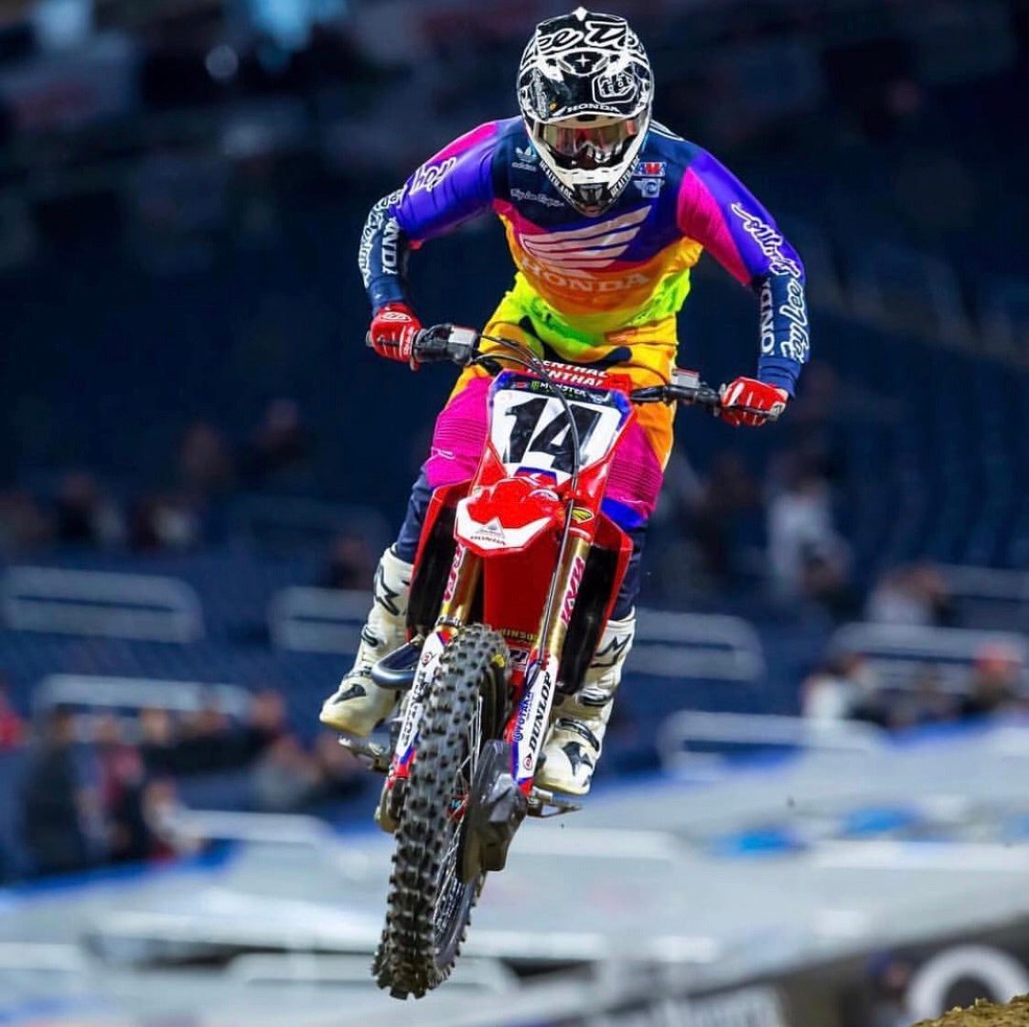 絶版モデル　COLE ファイヤーブレード Cole Seely #14 Replica Front Number Plate - 2019 – Pro Number Plates