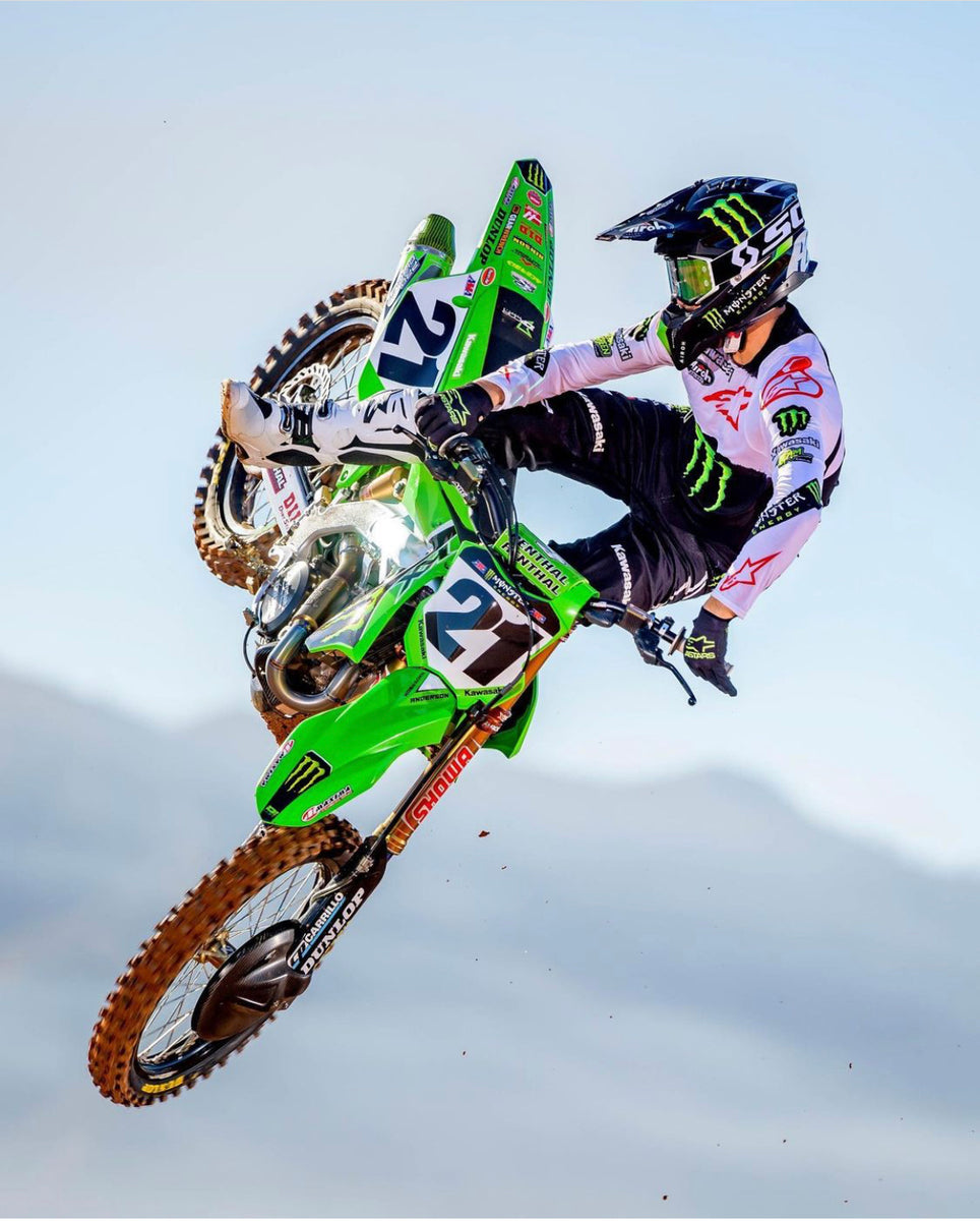 Jason Anderson #21 Kawasaki Replica Front Number Plate – Pro