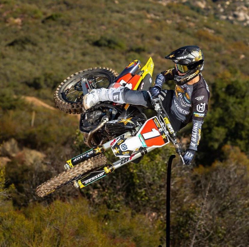 2021 Zach Osbourne #1 Husqvarna Replica Front Number Plate - RED