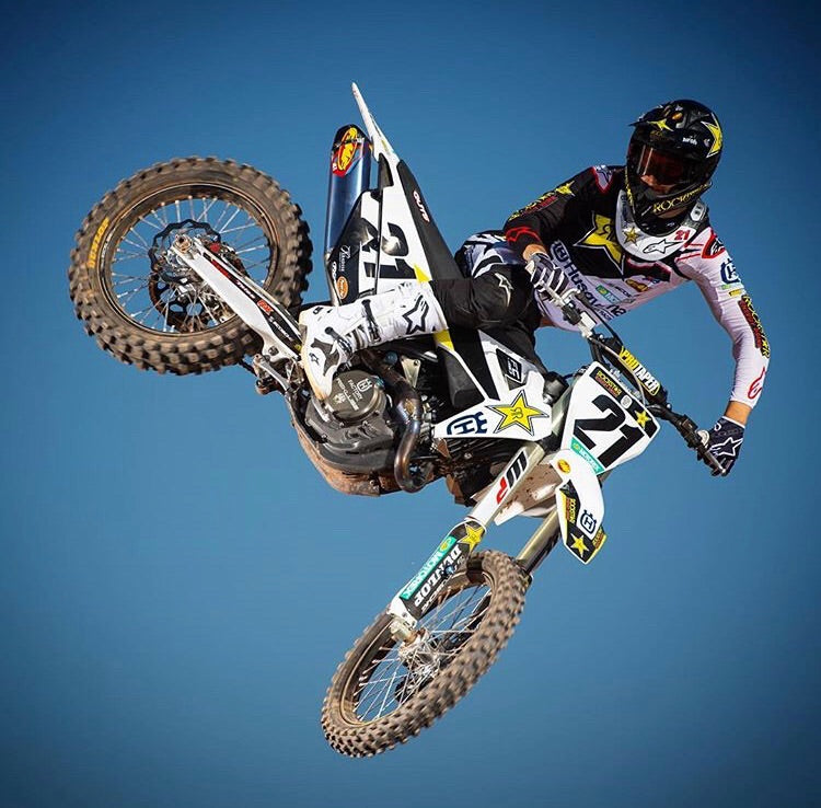 Jason Anderson #21 Husqvarna Replica Front Number Plate – Pro