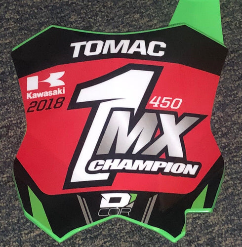 Eli Tomac 2018 MX Champion Replica Front Number Plate