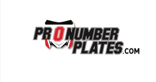 Replica Front Number Plates – Pro Number Plates