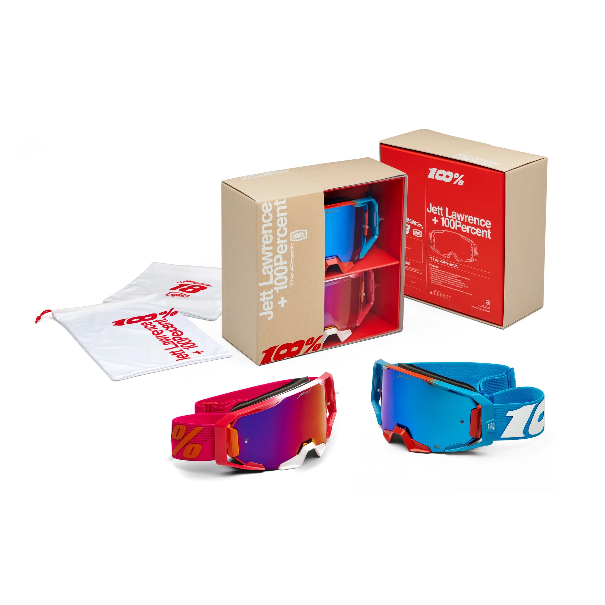 100 percent donut goggles 100% Jett Lawrence ARmatic Donut Goggle