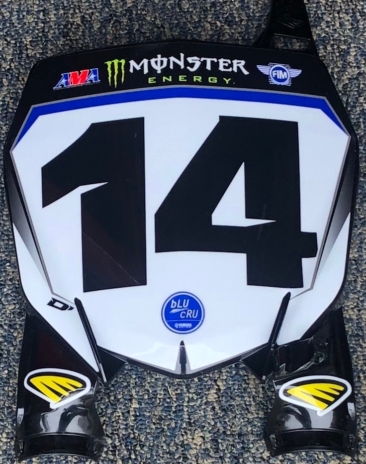 Dylan Ferrandis #14 Star Racing Yamaha Supercross Replica Front Number Plate