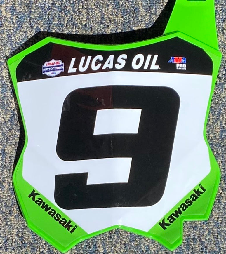 Monster Racing Plate Design Motocross Front Number Plate