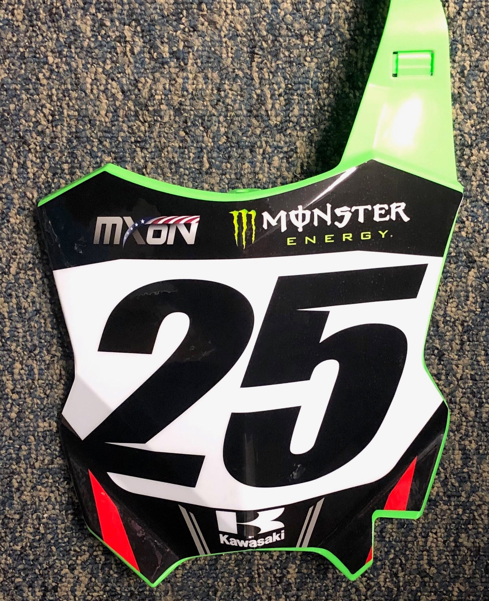 Eli Tomac #25 MXON Replica Front Number Plate - Team USA – Pro