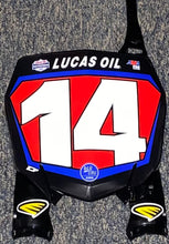Load image into Gallery viewer, 2021 Dylan Ferrandis #14 Star Racing Yamaha Motocross Replica Front Number Plate - Red Plate
