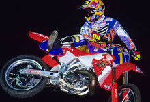 Load image into Gallery viewer, Jeremy McGrath Camel Supercross #1 Blue Plate Team Honda Replica Front Number Plate Decal Only
