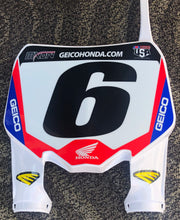 Load image into Gallery viewer, 2014 Eli Tomac #6 MXON Replica Front Number Plate - Team USA