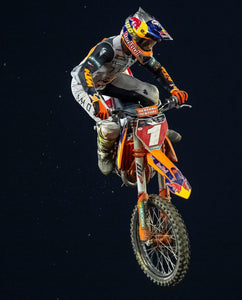 Cooper Webb #1 KTM Replica Front Number Plate - RED PLATE