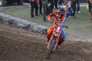 Ryan Dungey #1 KTM Replica Full Size Front Number Plate Decal Only - RED PLATE