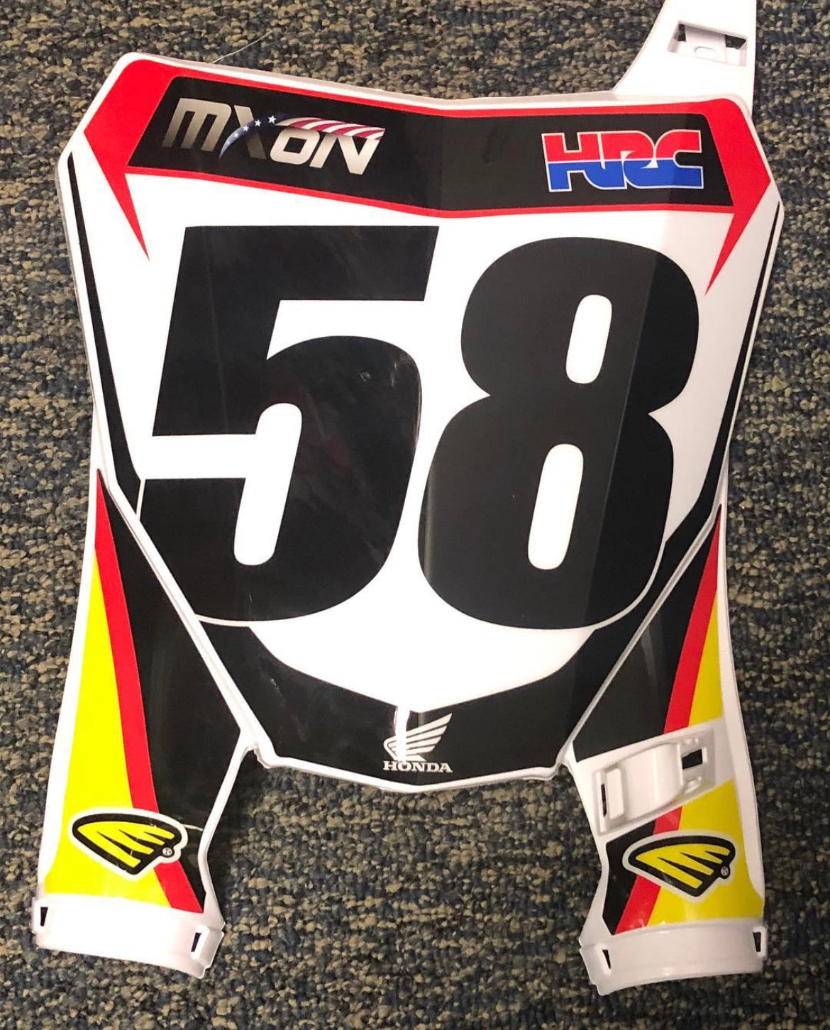 Ken Roczen #58 MXON Replica Front Number Plate - Team USA – Pro