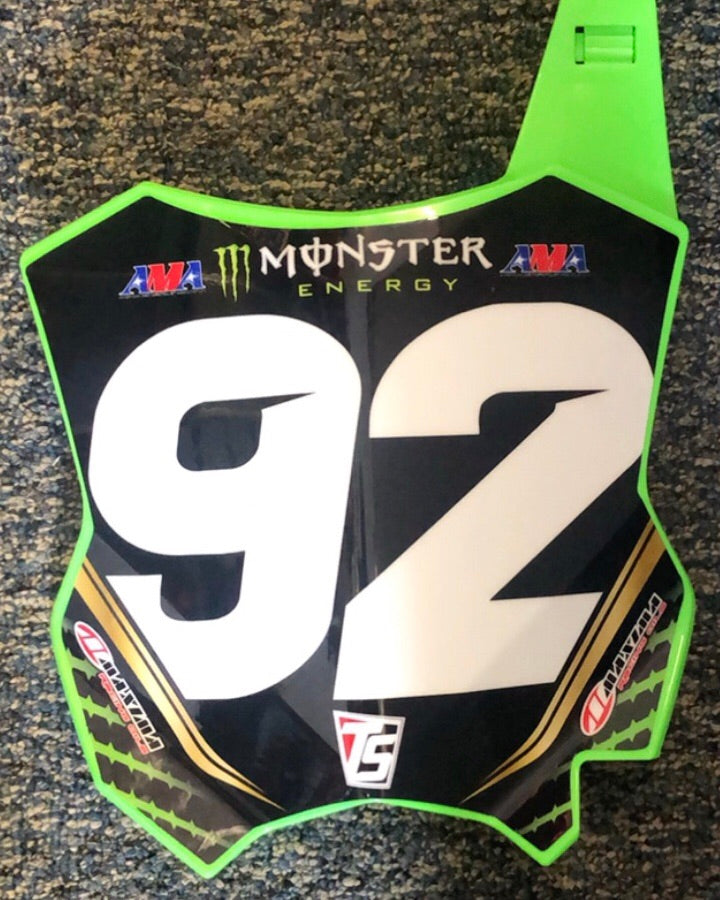 その他 8888 Adam Cianciarulo #92 Pro Circuit Kawasaki Replica Front Number