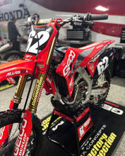 Load image into Gallery viewer, Christian Craig #62 Geico Honda Replica Front Number Plate