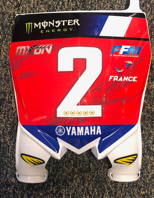 Dylan Ferrandis #2 MXON Replica Front Number Plate - Team France
