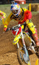 Load image into Gallery viewer, James “Bubba” Stewart #7 Suzuki Replica Front Number Plate - Red Plate