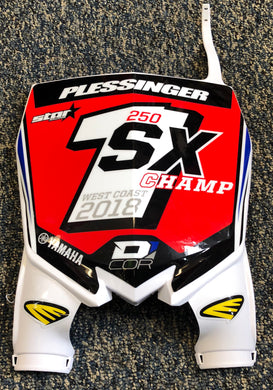 Aaron Plessinger 2018 SX Champion Replica Front Number Plate