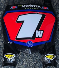 Load image into Gallery viewer, Dylan Ferrandis #1w Star Racing Yamaha Supercross Replica Front Number Plate - RED PLATE