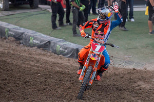 Ryan Dungey #1 KTM Replica Full Size Front Number Plate - RED PLATE