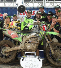 Load image into Gallery viewer, Eli Tomac 2018 MX Champion Replica Front Number Plate Decal Only