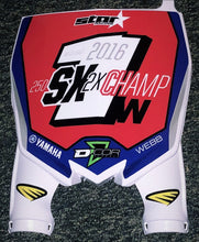 Load image into Gallery viewer, Cooper Webb 2016 SX Champ Replica Front Number plate